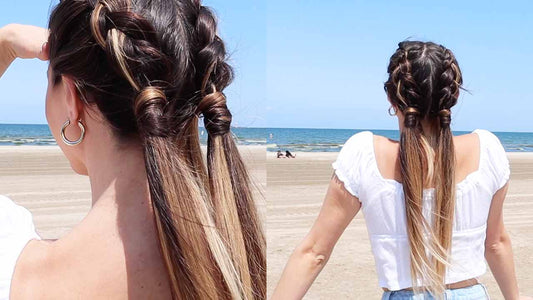Double Dutch ponytails: when practical meets playful